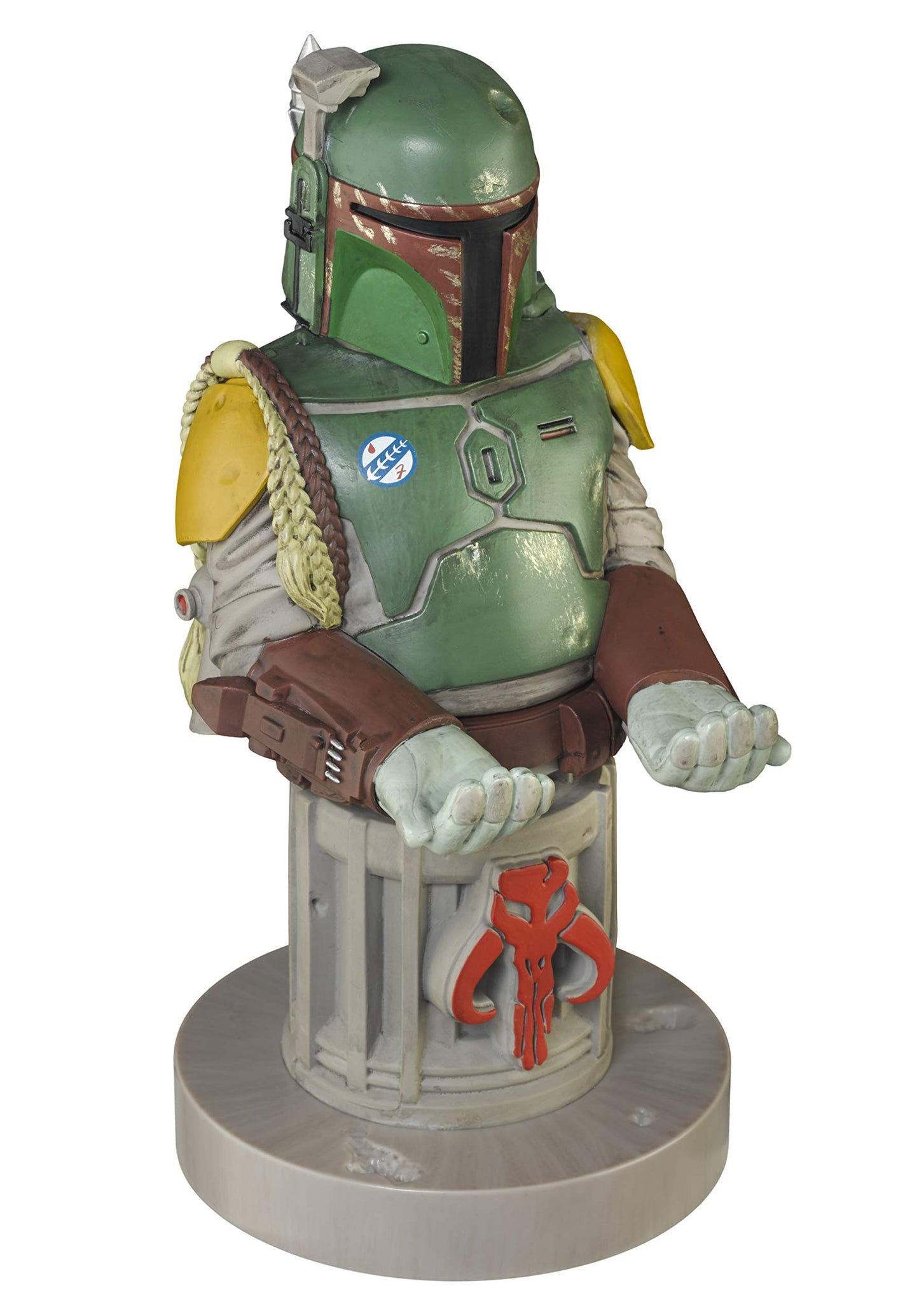 Exquisite Gaming Boba Fett Controller Holder - Green PVC Stand, Standard Size, Model CGCRSW300154, Licensed Star Wars Figure