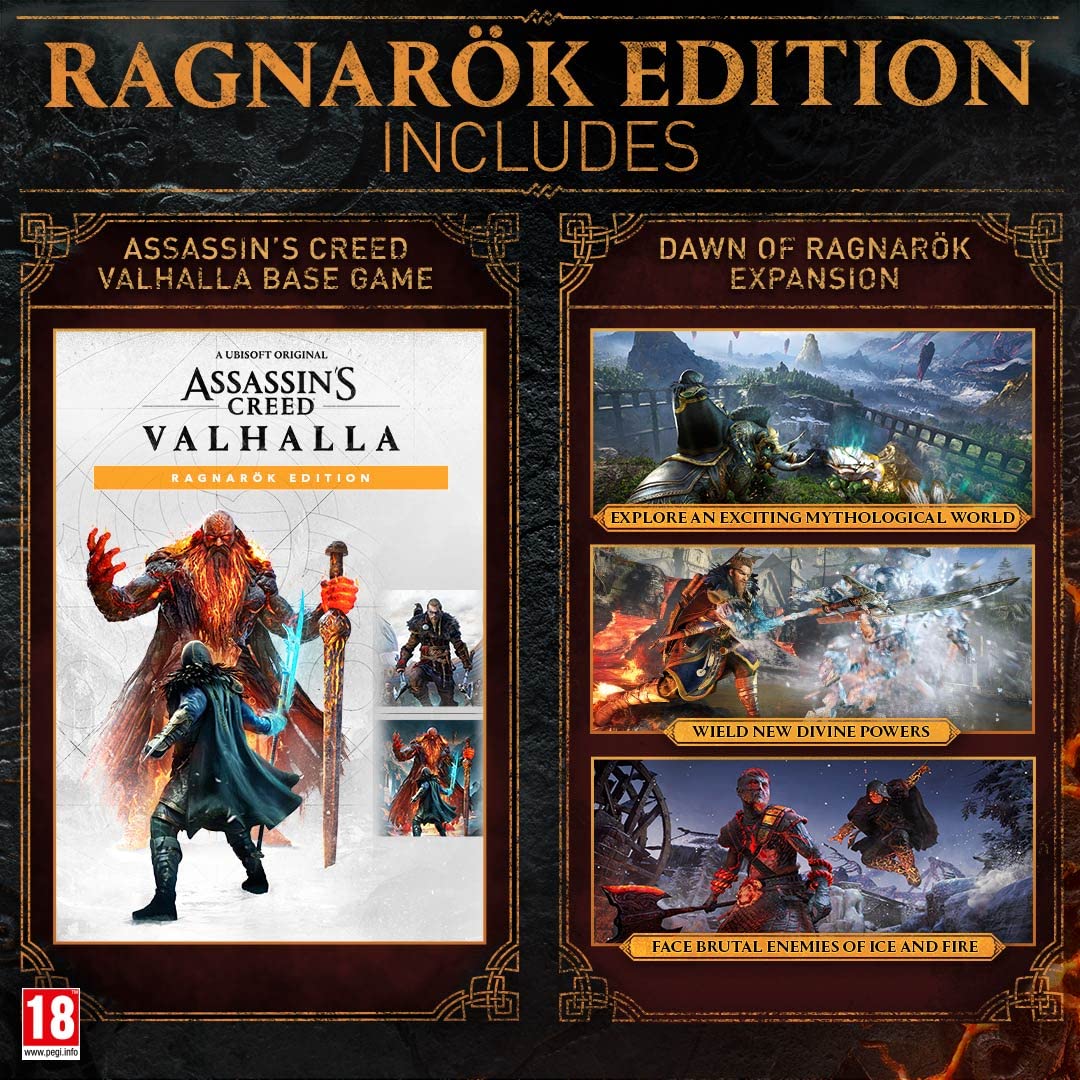Ubisoft Assassin's Creed Valhalla: Ragnarök Edition (PS4) - Model 300124358