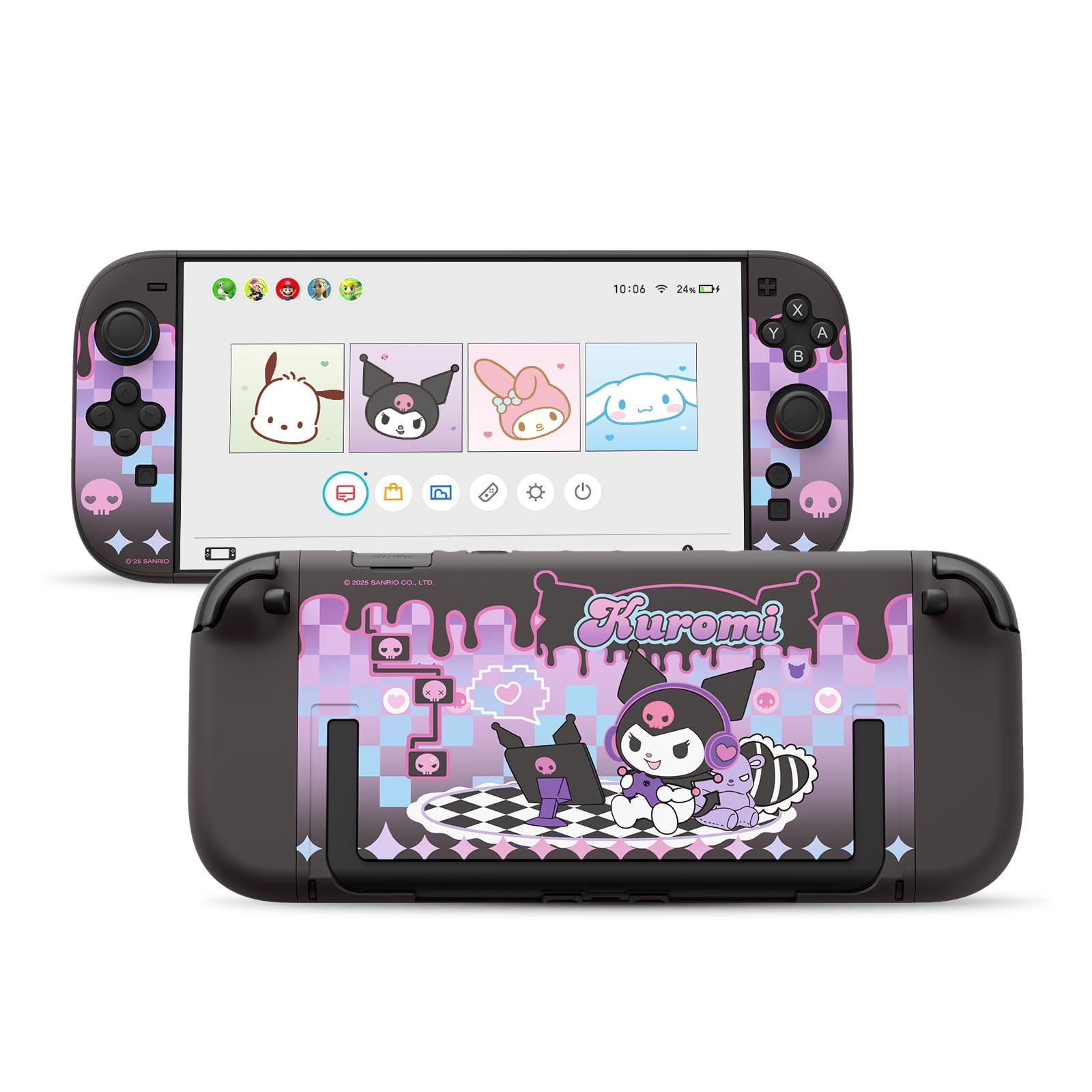 Kuitmor PC Protective Case Compatible with Switch 2 Model 2025  All-Round Protection Hard Shell for Switch 2 Console and Joy Con - KLM