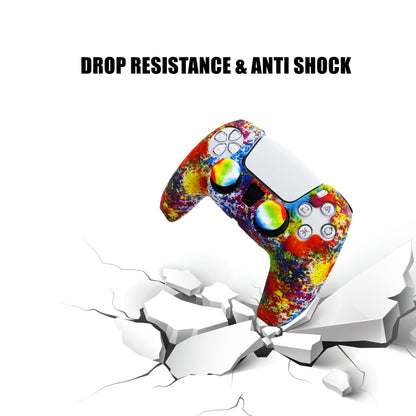 Oiokew PS5 Controller Skin - Anti-Slip Silicone Shell Cover with 10 Joystick Grips - PS5 Controller #18