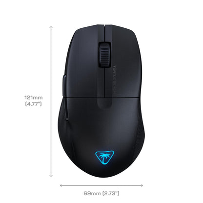 Turtle Beach Pure Air Wireless RGB Gaming Mouse - 54g, 26000 DPI, 125-Hour Battery, Black, Model TBM-1102-05