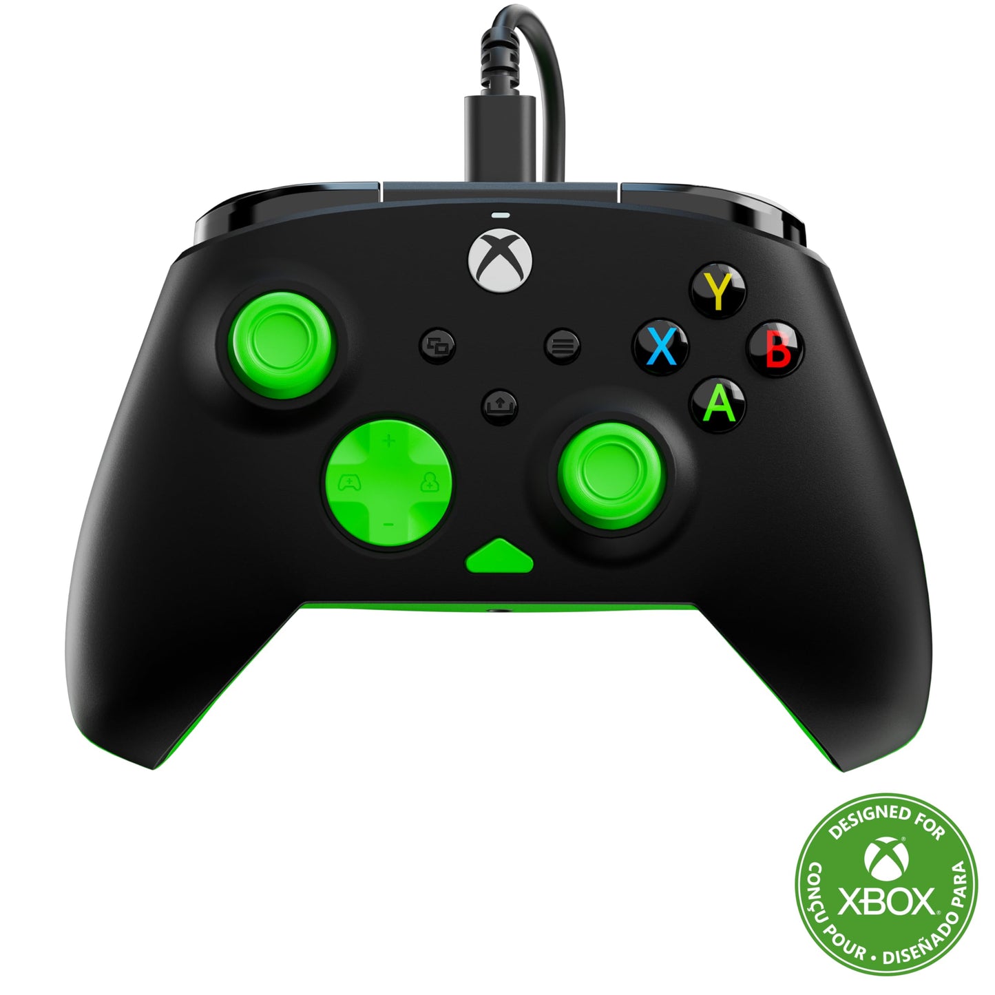 Turtle Beach Rematch Core Wired Gaming Controller - Licensed for Xbox Series X|S  Xbox One & Windows PCs - Audio Controls  Rumble Motors & Impulse Triggers  Companion App - Black/Green