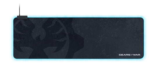 Razer Goliathus Extended Chroma Mouse Pad - RGB Lighting, Soft Cloth, 11.6x36.3in, Gray/Black, RZ02-02500400-R3