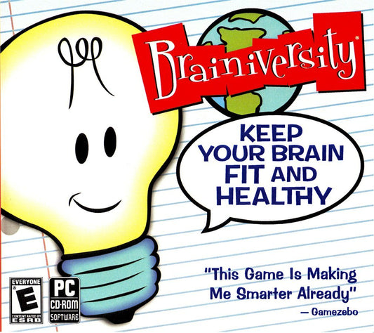 Brighter Minds Brainiversity - PC Game, Model 61190, Fun Brain Training Activities for All Ages