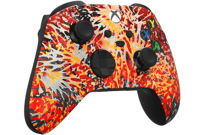 Custom Controllerzz Wireless Controller for Xbox Series X/S & One - Soft Touch Feel, X/S Solar Flare