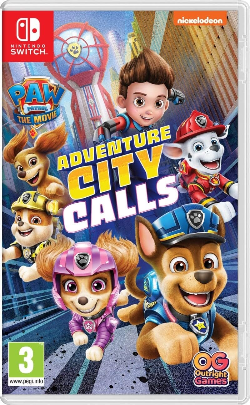BANDAI NAMCO Entertainment Paw Patrol The Movie Adventure City Calls - Nintendo Switch Game, Model 5060528034906