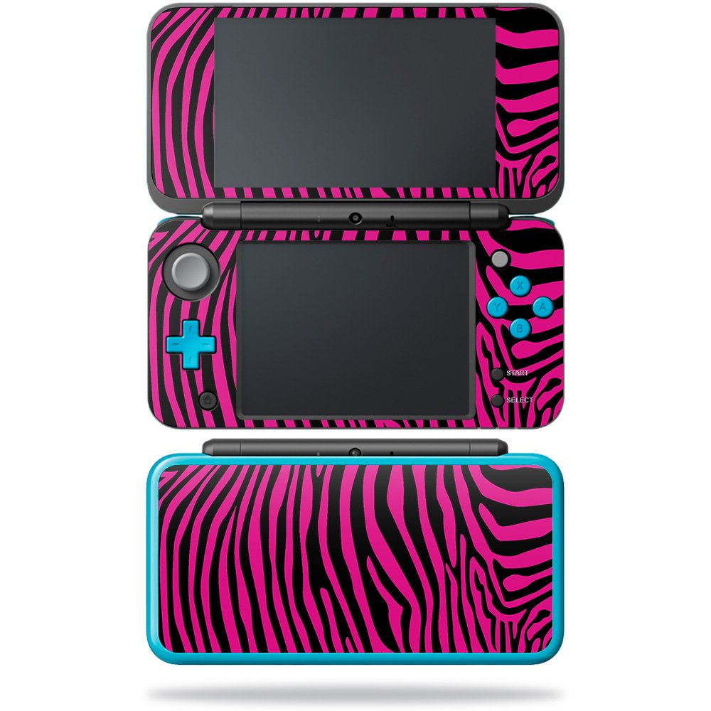 MightySkins Skin Compatible with Nintendo New 2DS XL - Pink Zebra | Protective, Durable, and Unique Vinyl Decal wrap Cover | Eas