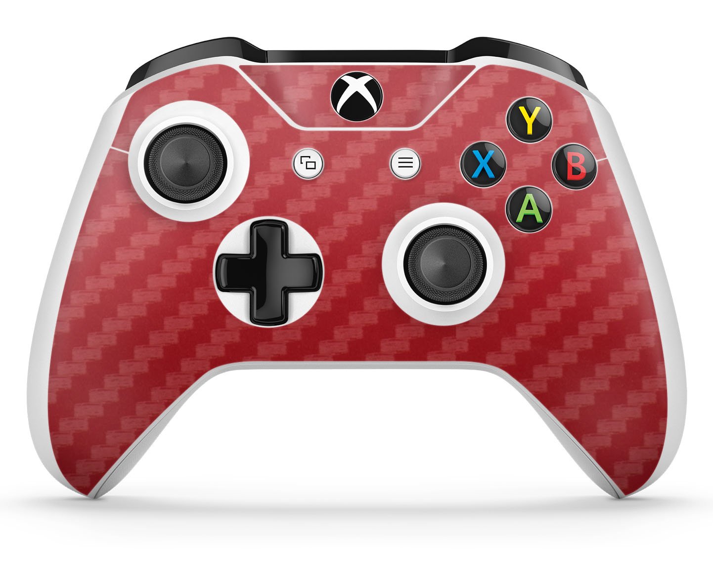 GNG Carb Red 2 x Controller Skin Decal Sticker Skins Compatible with Xbox One S
