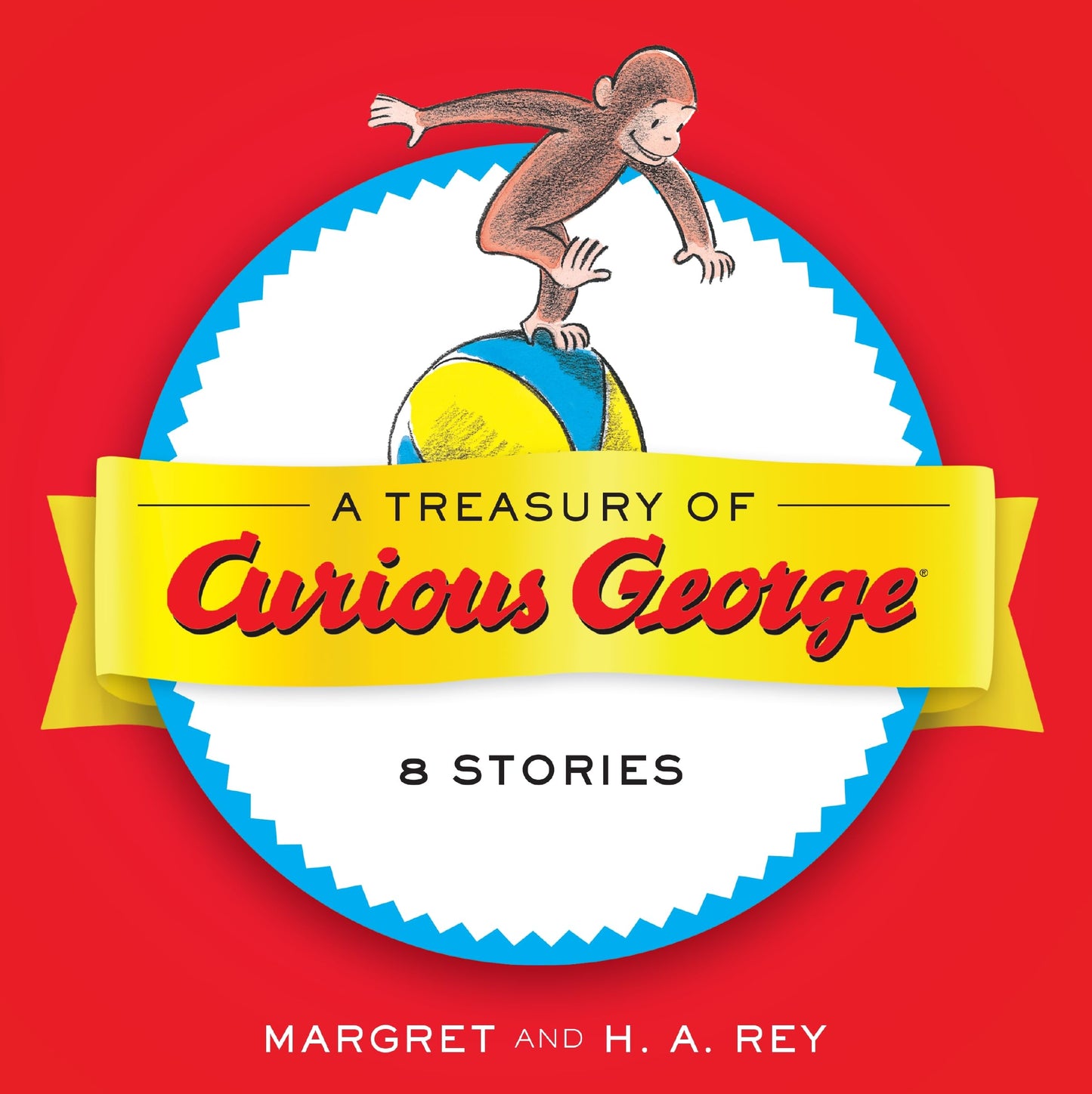 Clarion A Treasury of Curious George: 8 Stories in 1! - Engaging Childrens Book