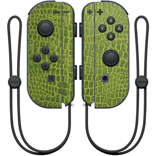 MightySkins Skin Compatible with Nintendo Joy-Con Controller wrap Cover Sticker Skins Croc Skin