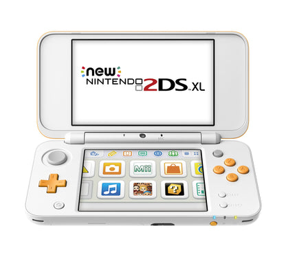 Nintendo New 2DS XL - Orange + White - Mario Kart 7 Pre-installed - Model JANSOAD1