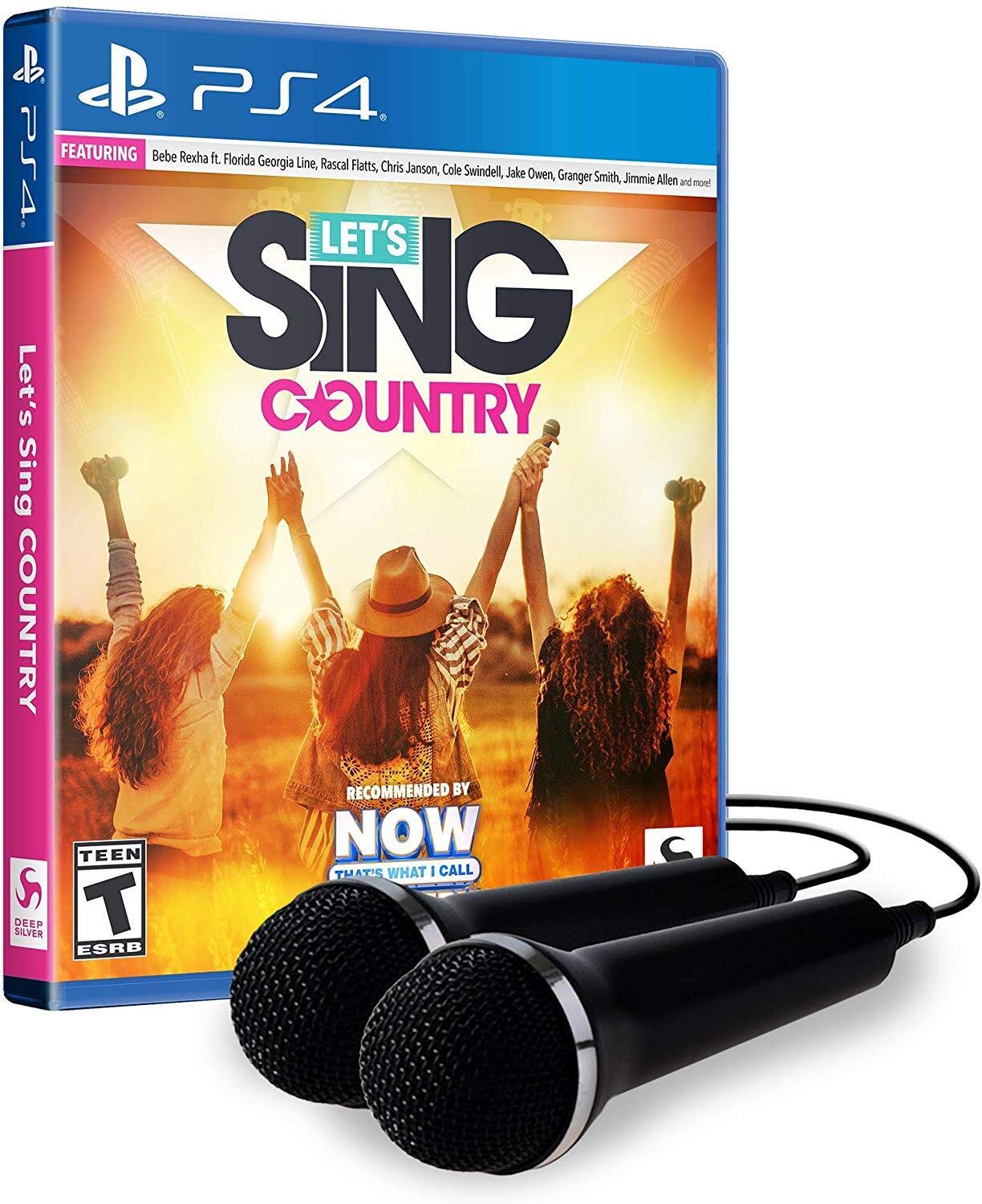 Deep Silver Lets Sing Country - PS4 2-Mic Bundle Edition, Model 16602