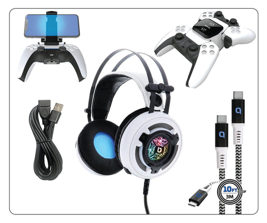 Bionik BNK-9083 PS5 Pro Kit - Essential Accessories - Headset  Charge Base  Cable