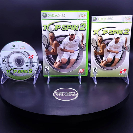 2K Top Spin 2 - Xbox 360 Game, Model 710425298813, Exciting Sports Action