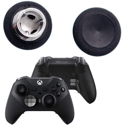 Deal4GO 2-Pack Short Concave Magnetic Analog Thumbstick Set Replacement for Xbox One fine design 2 Controller Standard Thumb Sticks Black (NOT FIT fine design 1698)
