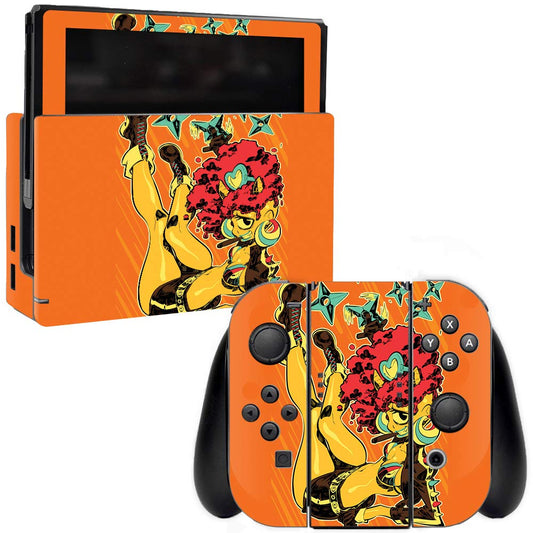 MIGHTY SKINS Nintendo Switch Skin - Cyclops Girl Vinyl Decal | Durable, Easy to Apply & Remove | Model: NISWI-Cyclops Girl