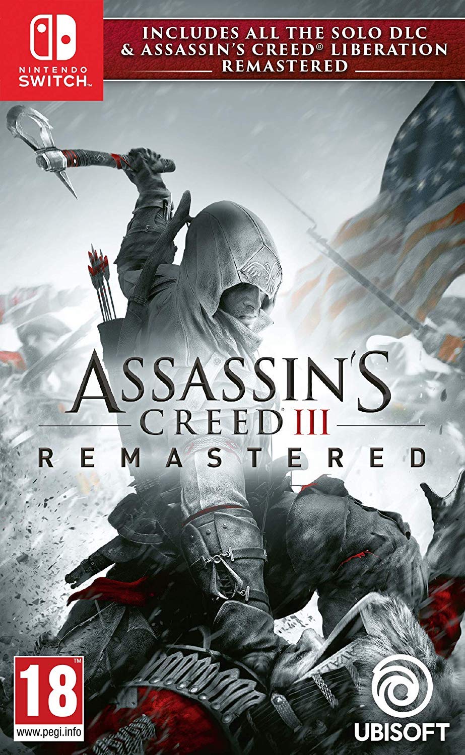 Ubisoft Assassins Creed III Remastered + Liberation Remastered for Nintendo Switch - Model 3307216112020