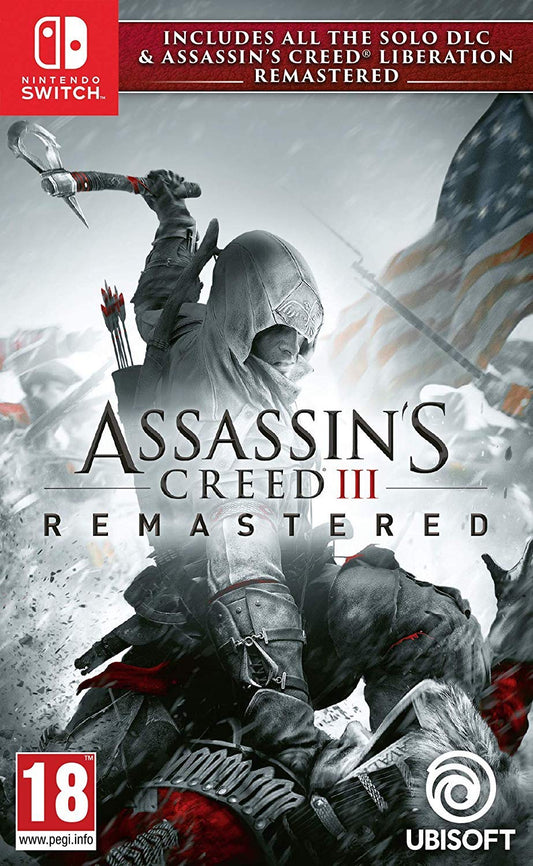 Ubisoft Assassins Creed III Remastered + Liberation Remastered for Nintendo Switch - Model 3307216112020
