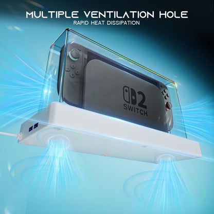 HEYSTOP Switch 1/2 Dust Cover with 16 LED Colors, RGB Light Base, Model GASB9001P, Waterproof Acrylic Display Case