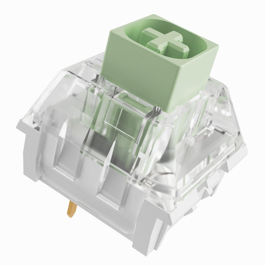 Kailh Box Jade Clicky Keyboard Switch 3-pin 50gf Pre-Lubed Dustproof Waterproof RGB SMD Key Switches for Mechanical Gaming Keyboard(Box Jade 45pcs)