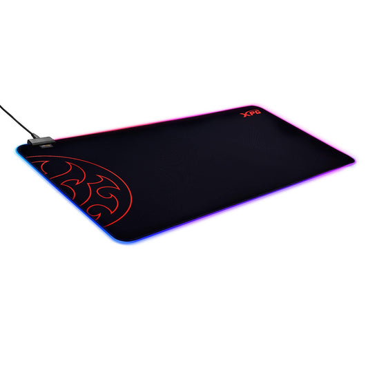 Adata XPG Battleground XL Prime Gaming Mouse Mat - RGB, 4mm Cordura, Anti-Slip, Black, L, Model 75260017