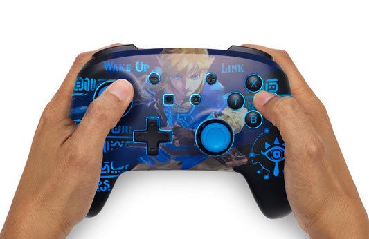 PowerA Enhanced Wireless Controller for Nintendo Switch - Lumectra Design, Bluetooth, Rechargeable, Model NSGP0363-01, Various Colors