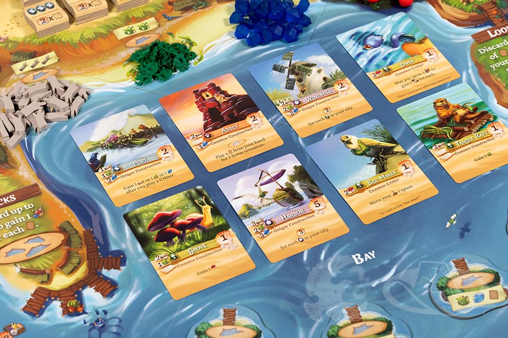 Starling Games Everdell Farshore Collector’s Edition Board Game – 1-4 Players, Medium Size, Multi-coloured, Strategy Adventure