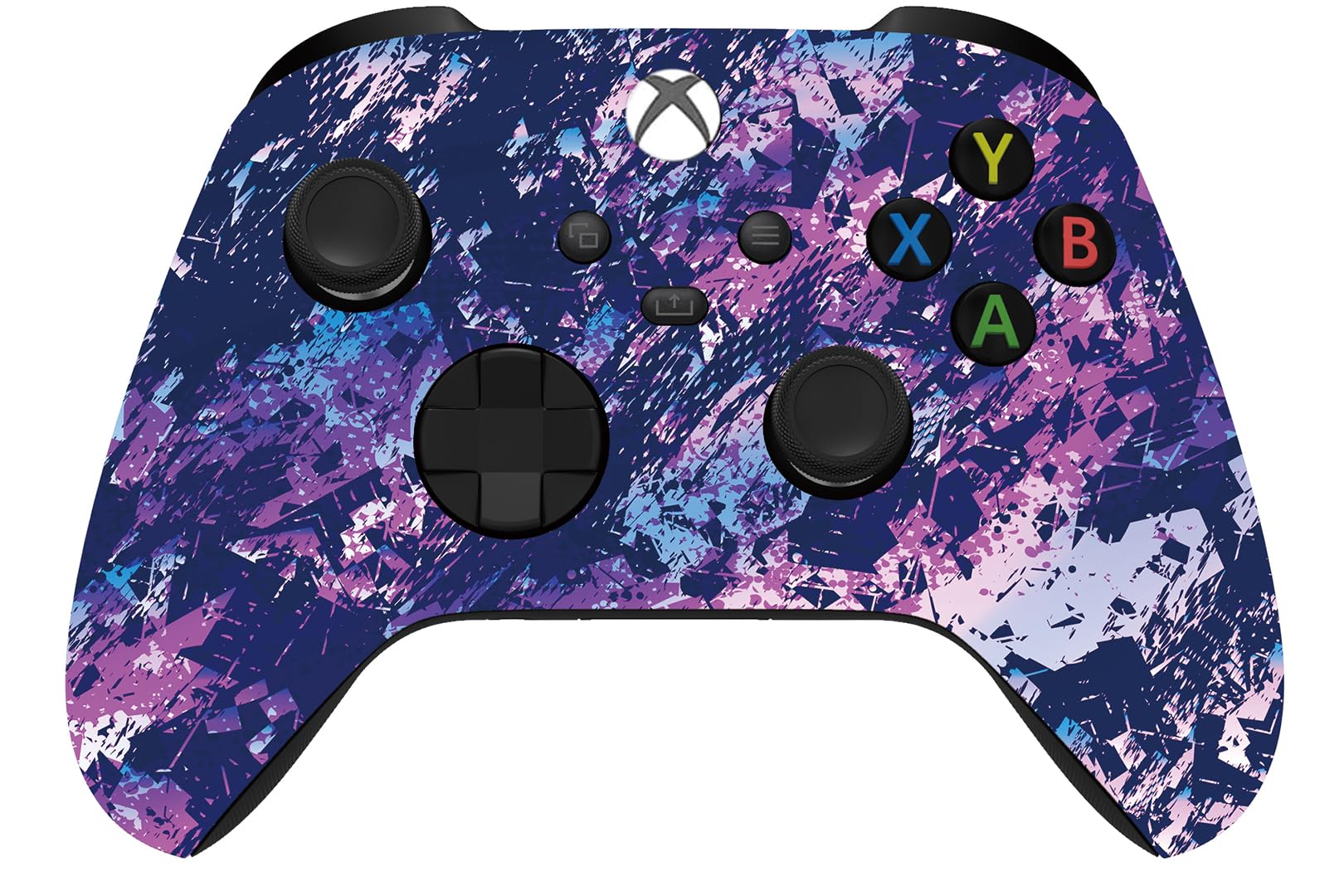 Custom Controllerzz Wireless Controller for Xbox Series X/S - Soft Touch Feel - X/S Purple Chaos