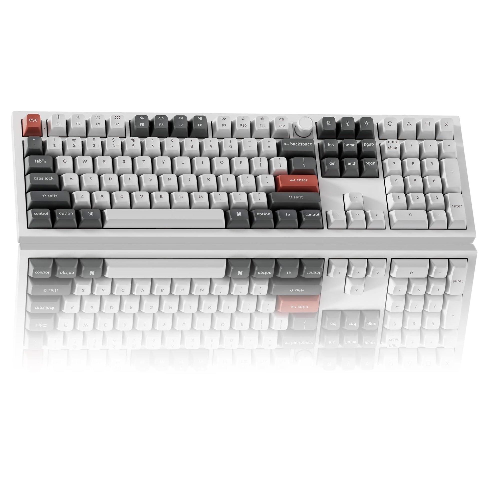 Keychron Q6 Ultra 8K Polling Rate Aluminum Wireless Mechanical Keyboard  2.4 GHz/Bluetooth/Wired Full-Size Custom RGB  Hot-Swappable Silk POM Banana Switch for Mac Windows Linux -