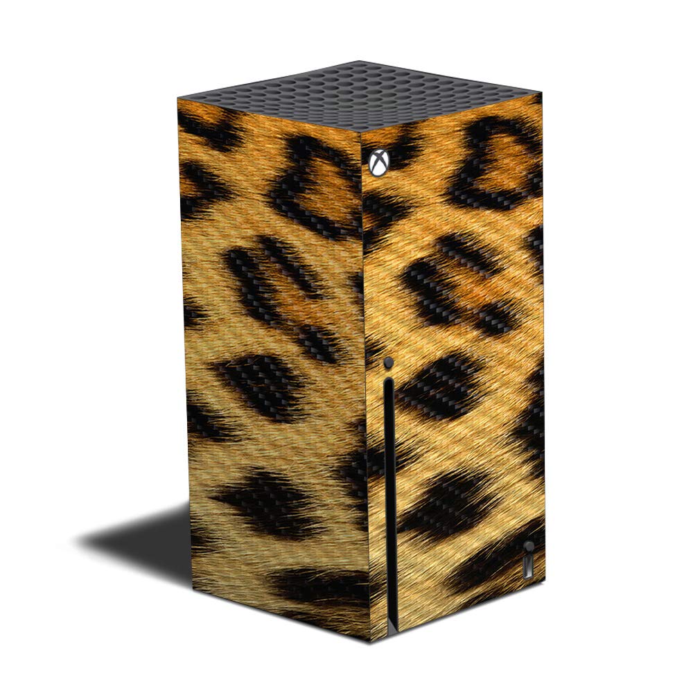 MightySkins Carbon Fiber Skin Compatible with Xbox Series X - Cheetah | Protective  Durable Textured Carbon Fiber Finish | Easy to Apply and Change Styles | Made in The USA (CF-MIXBSERX-Cheetah)