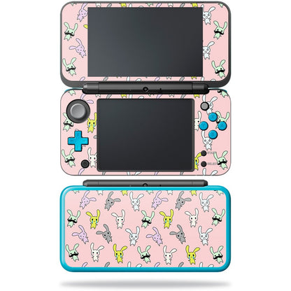 MIGHTY SKINS Nintendo New 2DS XL Skin - Bunny Bunches Vinyl Decal, Durable & Easy to Apply, Model NI2DSXL-Bunny Bunches