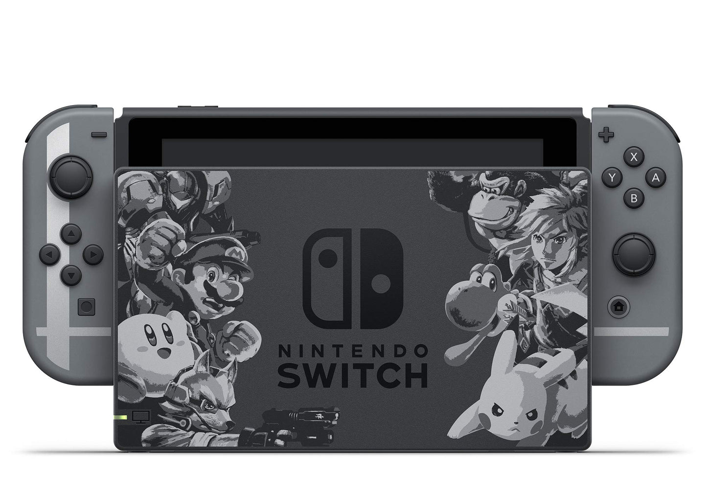 Nintendo Switch Super Smash Bros. Ultimate Edition - HACSKAELE Model, Black/Grey Color