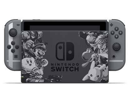 Nintendo Switch Super Smash Bros. Ultimate Edition - HACSKAELE Model, Black/Grey Color