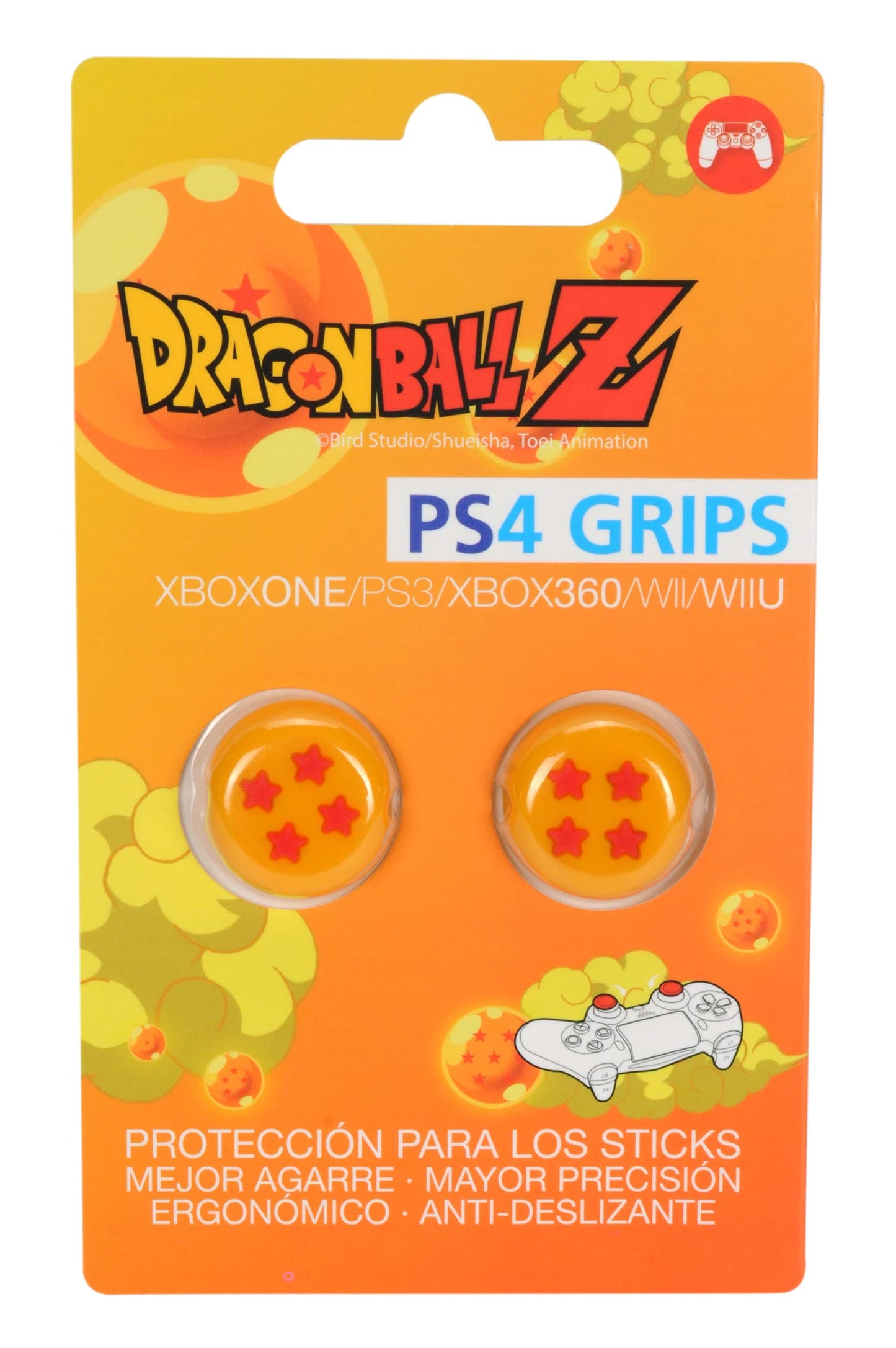 Blade Dragon Ball Z Thumb Grips - 4 Stars for PS4, PS3, XB One, X360, Wii, Wiiu - Model BL-GRIP4STAR