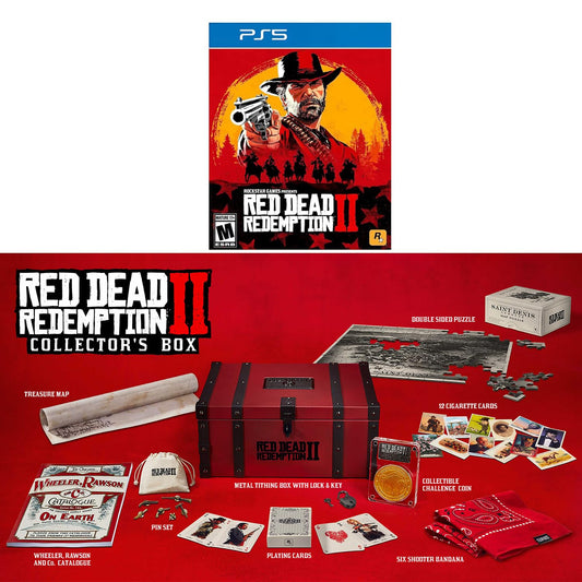 Red Dead Redemption 2 Collectors Box With Game Bundle (PS5)
