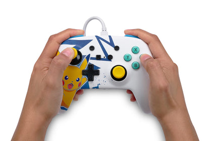 PowerA Enhanced Wired Controller for Nintendo Switch - Pikachu High Voltage Variant