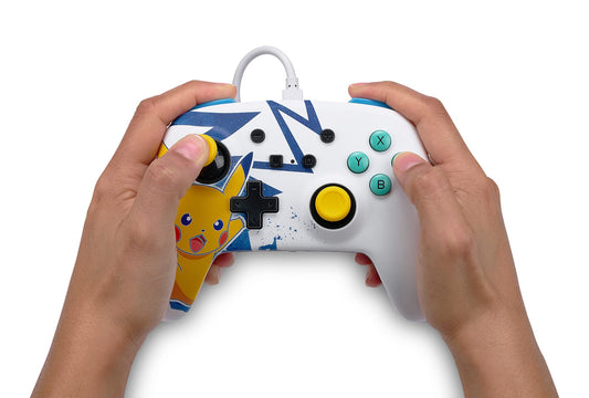 PowerA Enhanced Wired Controller for Nintendo Switch - Pikachu High Voltage Variant