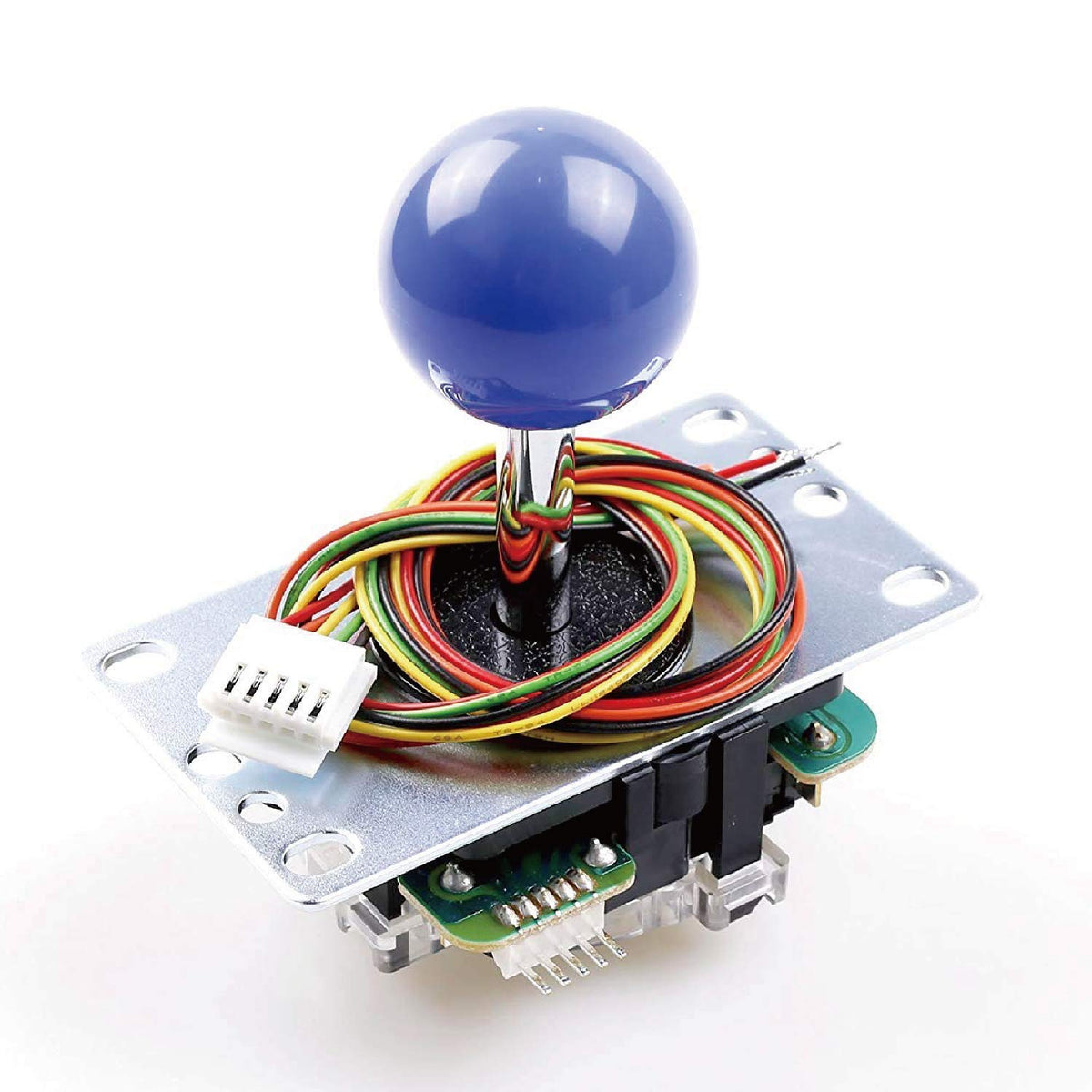 SANWA JLF-TP-8YT Arcade Joystick (Dark Blue Ball Top) fine  High Precision  Responsive Controls  Multi-Platform Compatible - Ideal for Gaming Enthusiasts  for Arcade Jamma Game 4 & 8 Way Adjustable