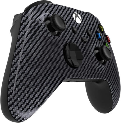 Custom Controllerzz Wireless Controller for Xbox Series X/S & One - Soft Touch Feel - X/S Glossy Carbon Fiber