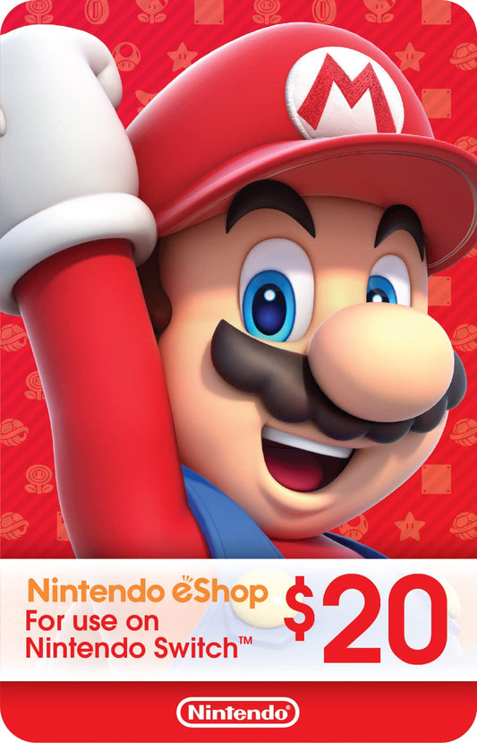 Nintendo eShop Gift Card - $20 Digital Code (Model: CTRNC020)