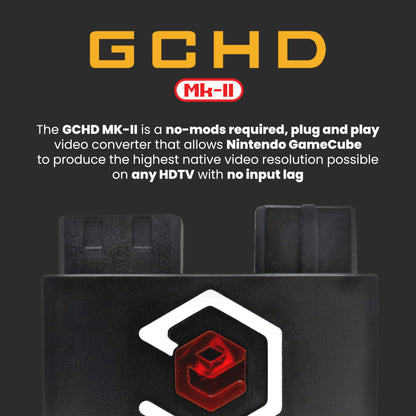 E E·O·N GCHD Mk-II Gamecube HD Adapter - Jet Black, Model 432130