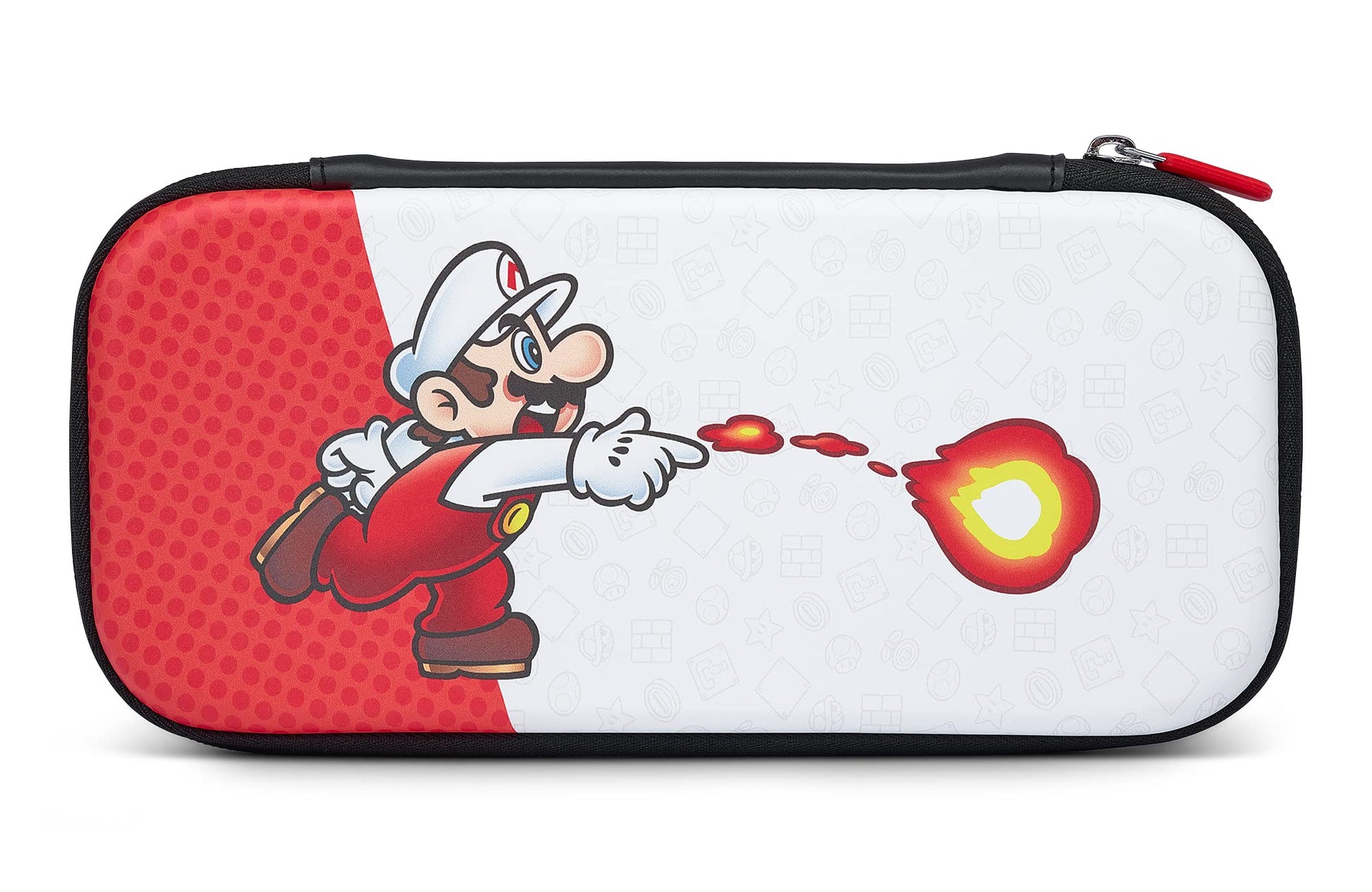 PowerA Slim Case for Nintendo Switch OLED - Fireball Mario Design, Protective Accessory, Model 1526551-01, Various Colors