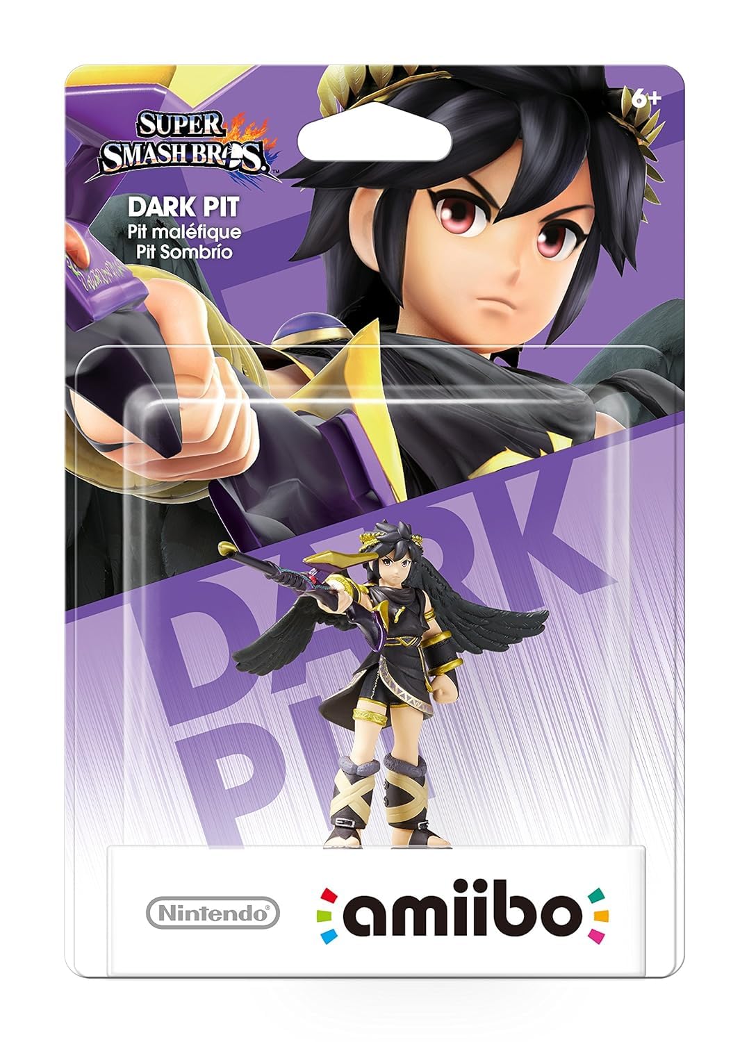 Nintendo Dark Pit amiibo - Super Smash Bros Series - Plastic - Model NVLCAABJ - Collectible Figure