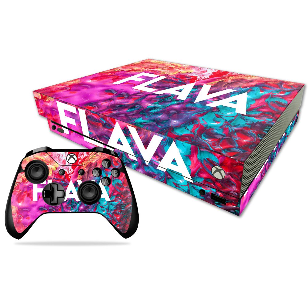 MIGHTY SKINS Xbox One X Skin - Flava, Durable Vinyl Decal Wrap, Easy to Apply, Model: MIXBONXCMB-Flava