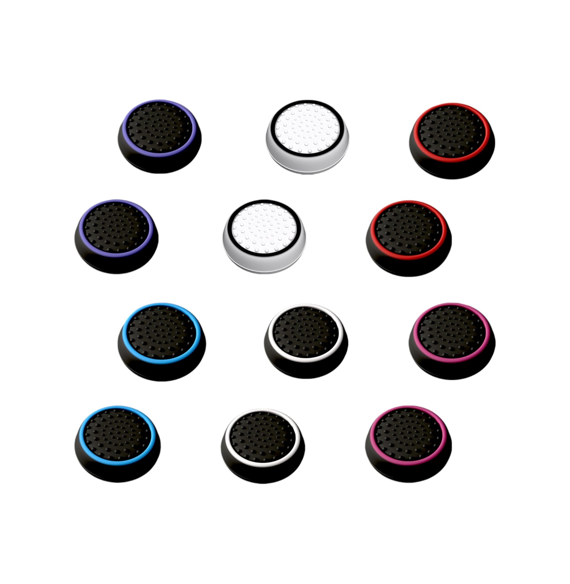 MatoSan 12 Thumbstick Grip Caps - Universal Silicone Controller Covers - Enhanced Grip  Precision & Protection - Anti-Slip Joystick Accessories for All Modern Game Controllers