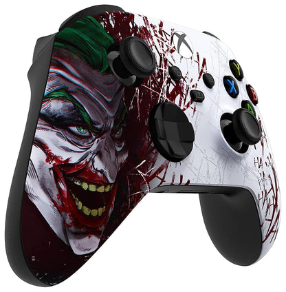 Custom Controllerzz Wireless Controller for Xbox Series X/S & One - Soft Touch Feel, X/S Jokester Design