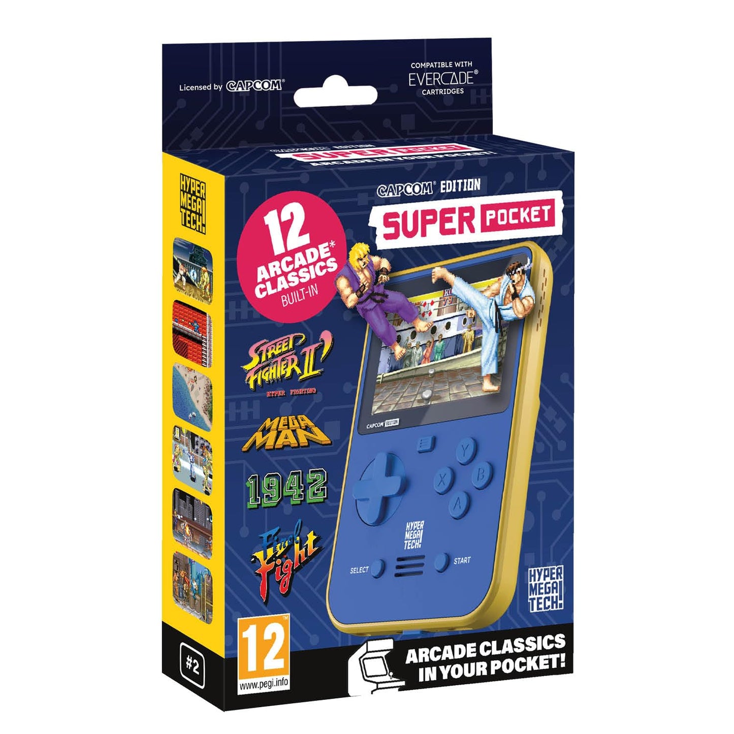 Blaze Entertainment Super Pocket Capcom Edition - Medium Blue Plastic Cap