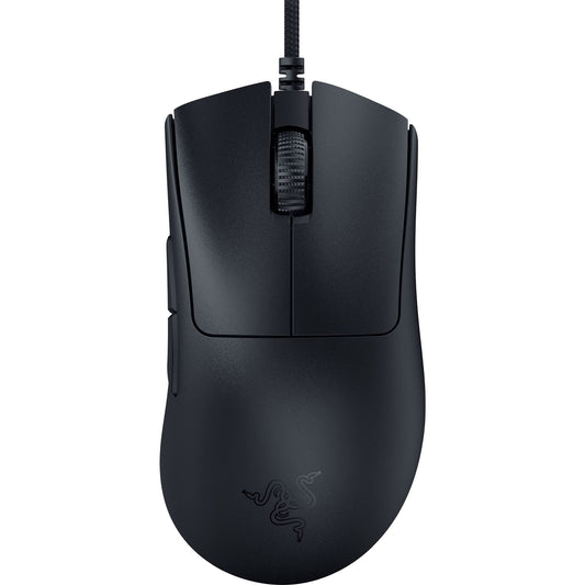 Razer DeathAdder V3 Wired Gaming Mouse - 59g Ultra Lightweight, Pro 30K Sensor, Fast Optical Switches, Black (Renewed)