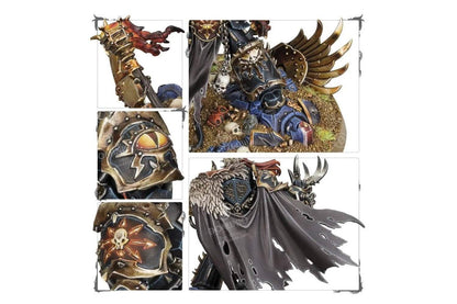 Games Workshop Warhammer 40,000 Chaos Space Marines Abaddon The Despoiler, Medium, Gray, Plastic, Model 99120102101