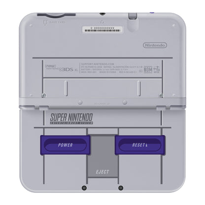 Nintendo New 3DS XL - Super NES Edition with Super Mario Kart Download Code, Multicolor, Model REDSGEGC